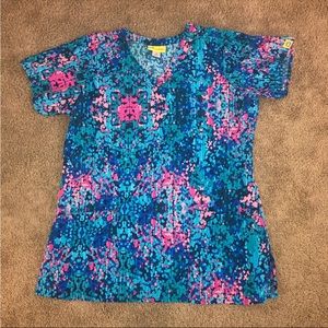 WonderWink Scrub Top Size Small